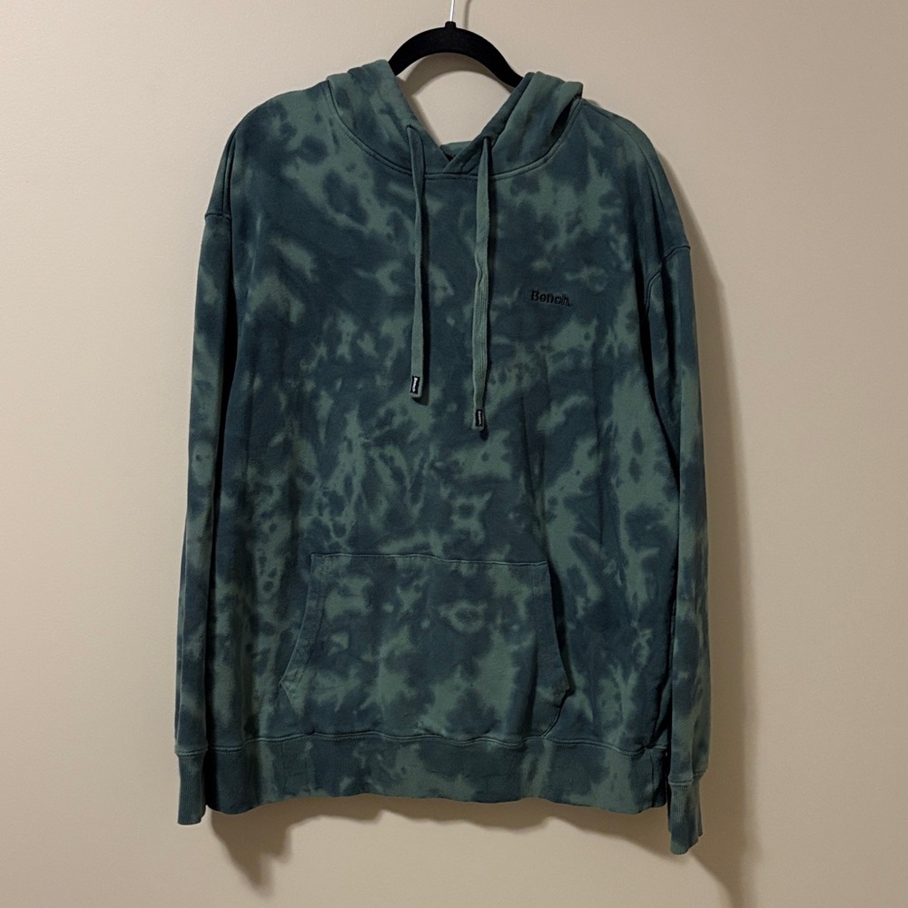 Bench Dark Green Tie-Dye Hoodie